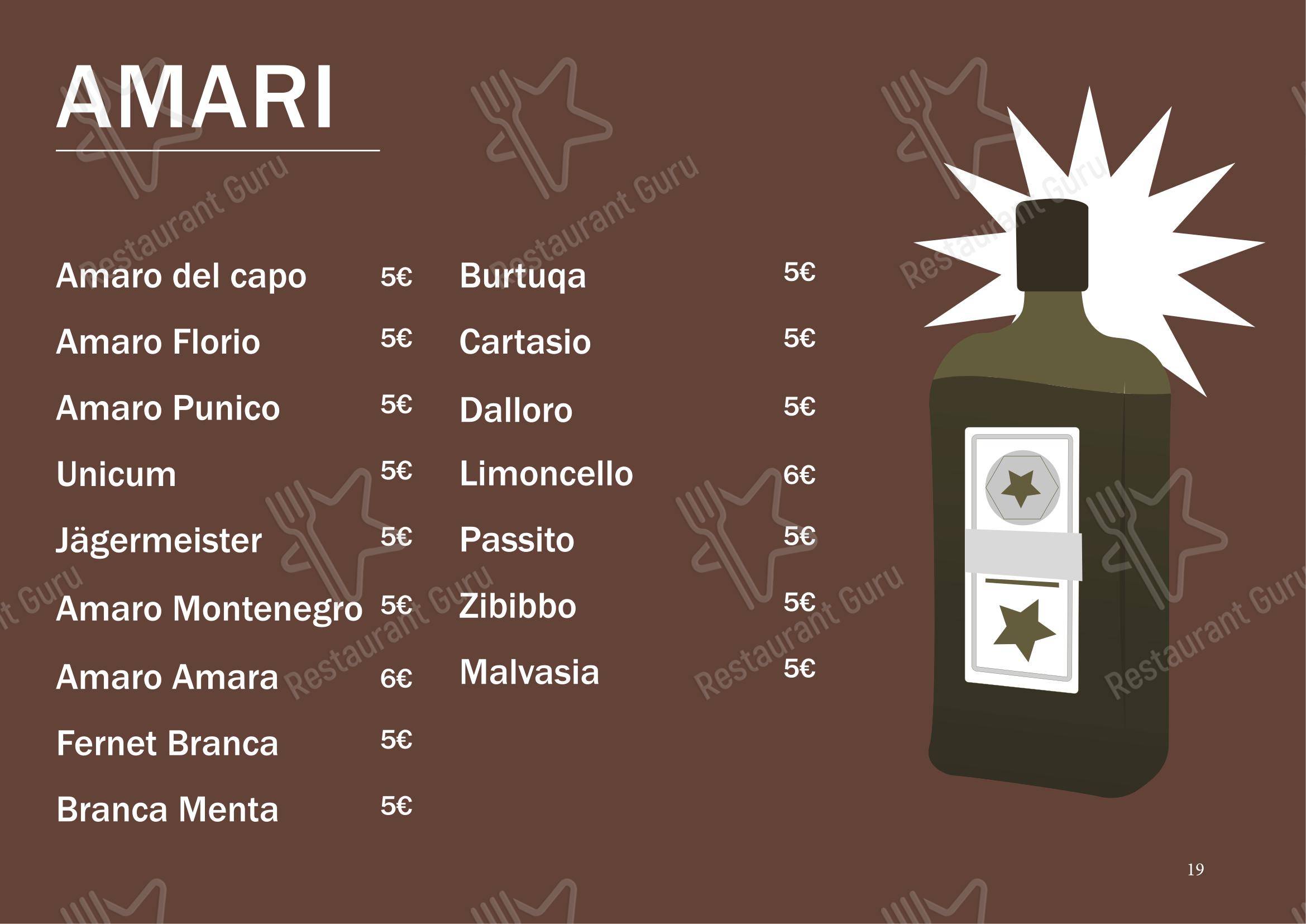 Menu di SPINA BAR PALERMO - Menu