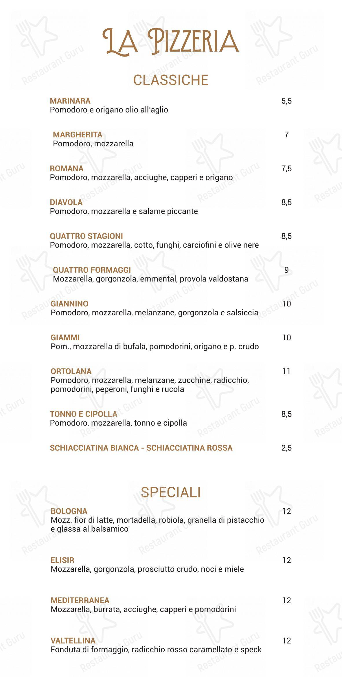Menu bar per Scottadito in Cesena