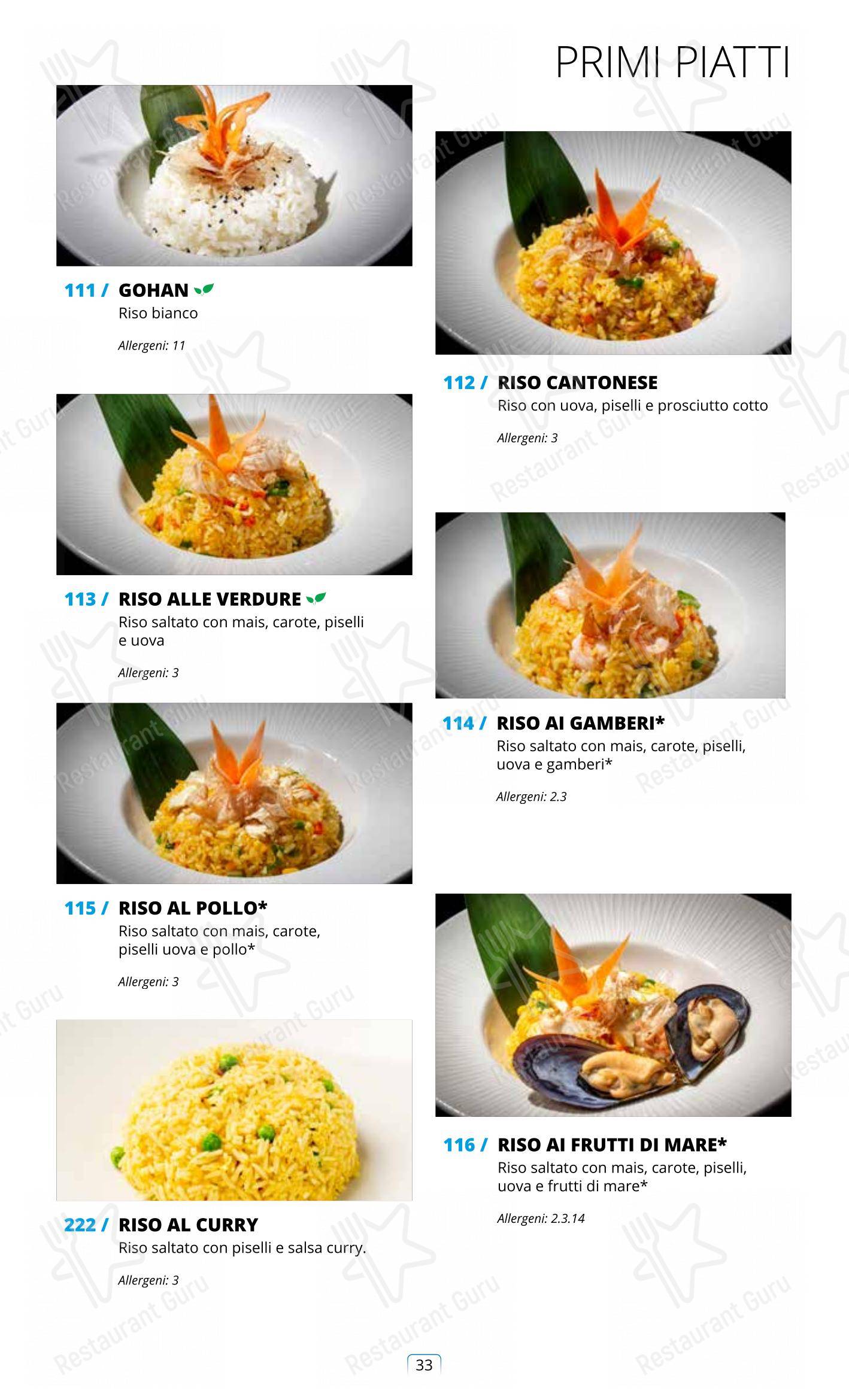 Lunch Menu per Sushi City Como in Como
