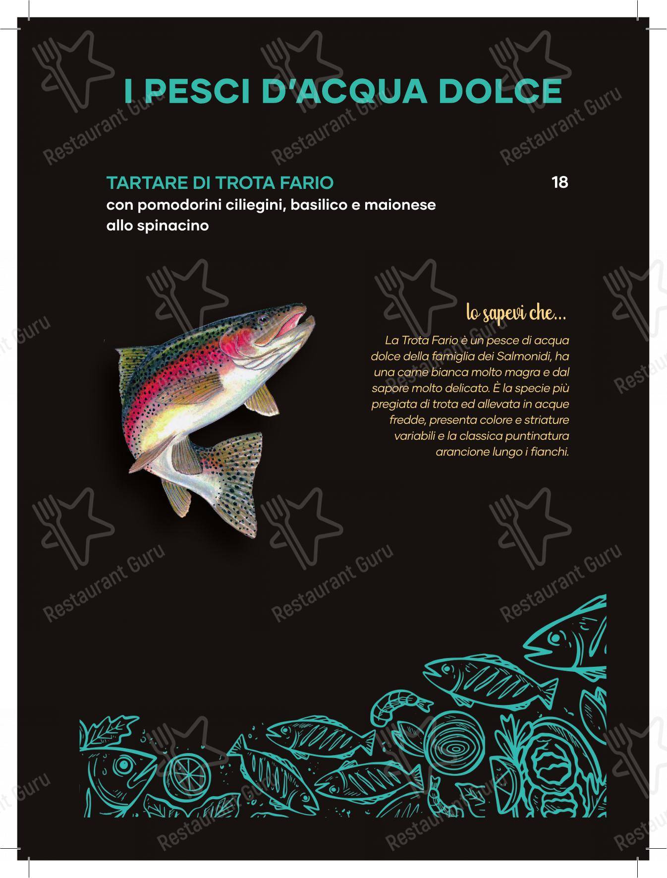 Ristorante Di Pesce in Cecina - Menu