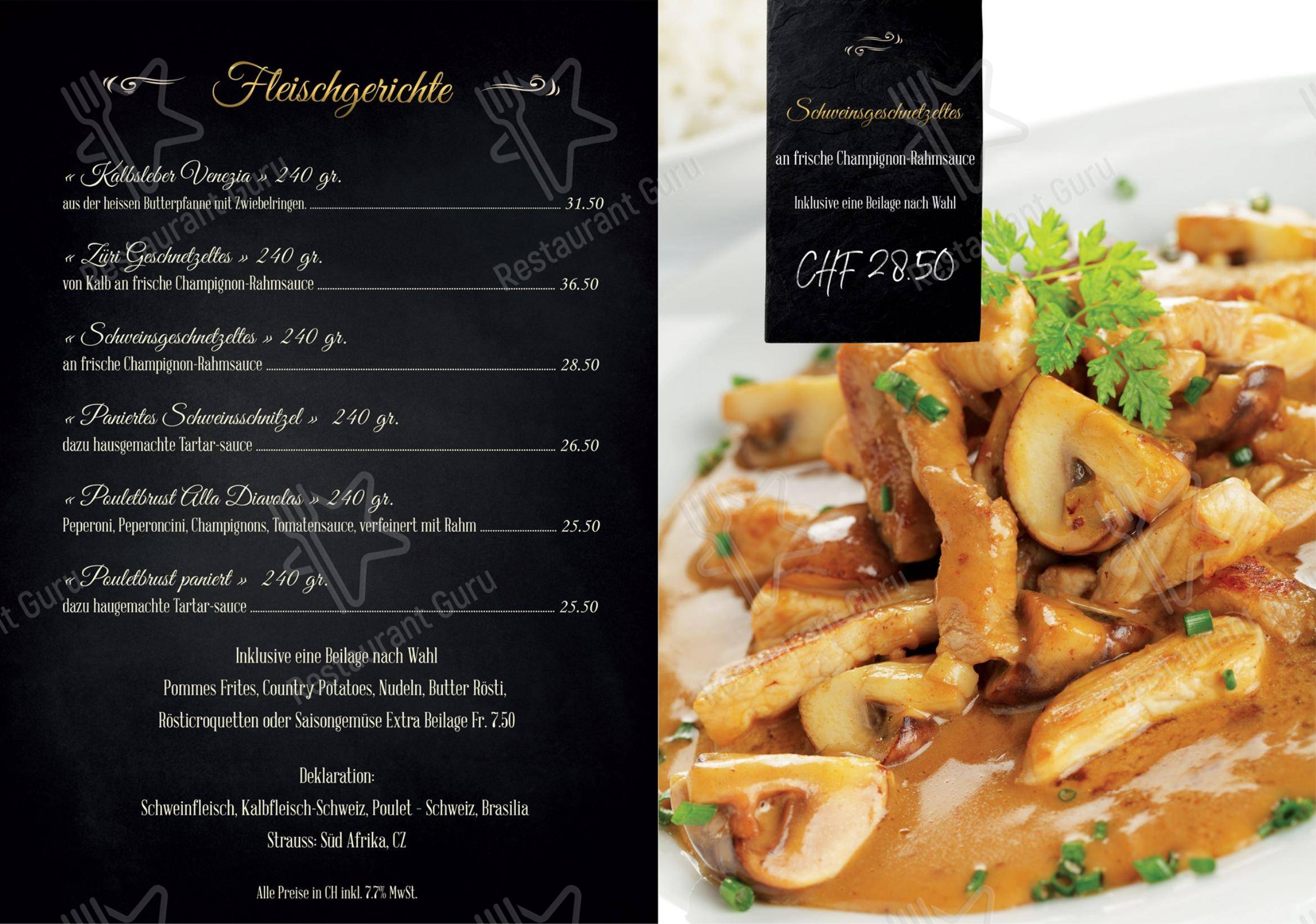 Menu di Tomate-Birkenhof Restaurant - Menu