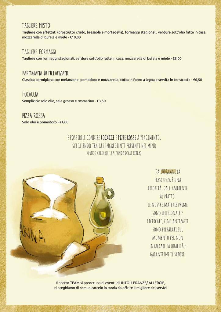 Menu di 100Grani 