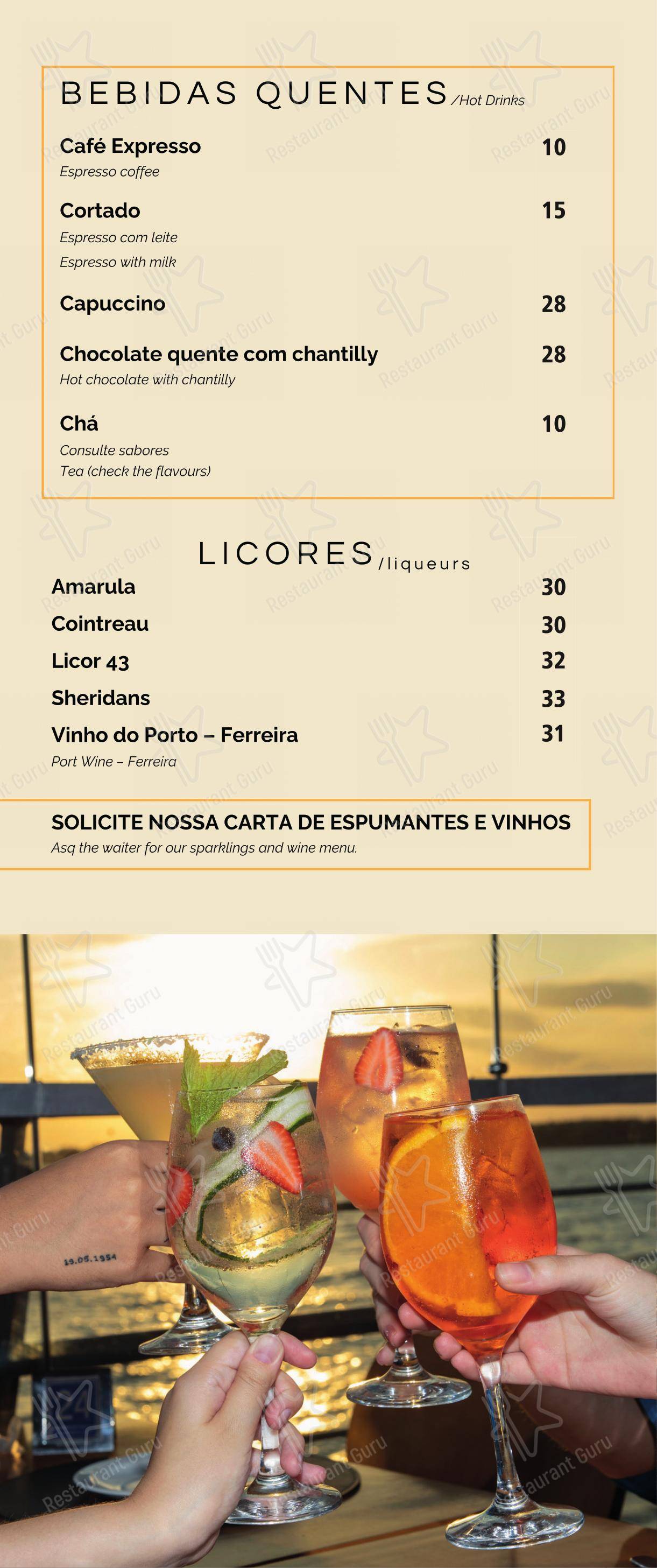 Menu para 360 POA Gastrobar em Porto Alegre