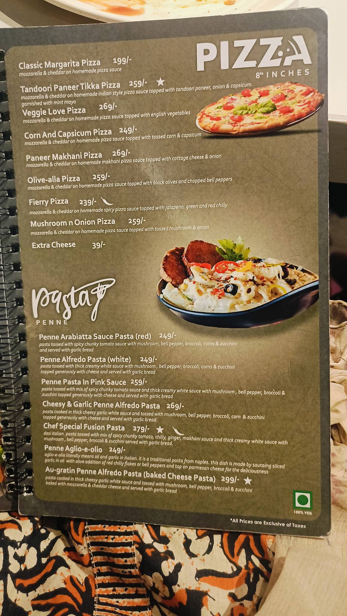 3C's Cafe (Chai Coffee Cafe) menu