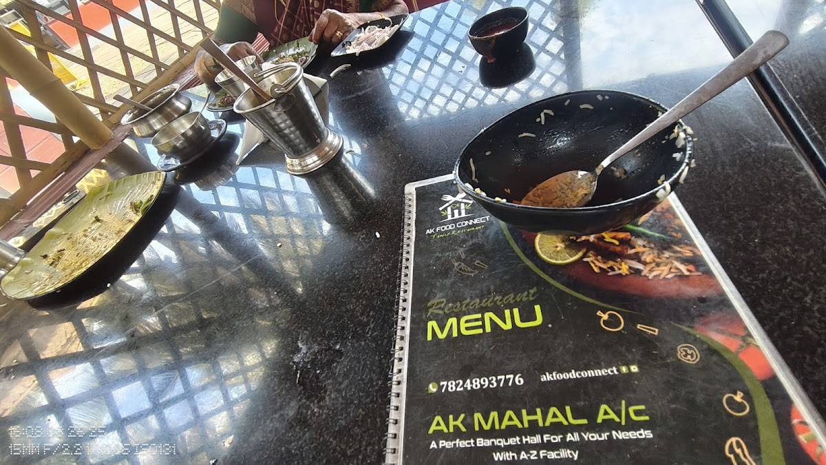 AK Food Connect menu