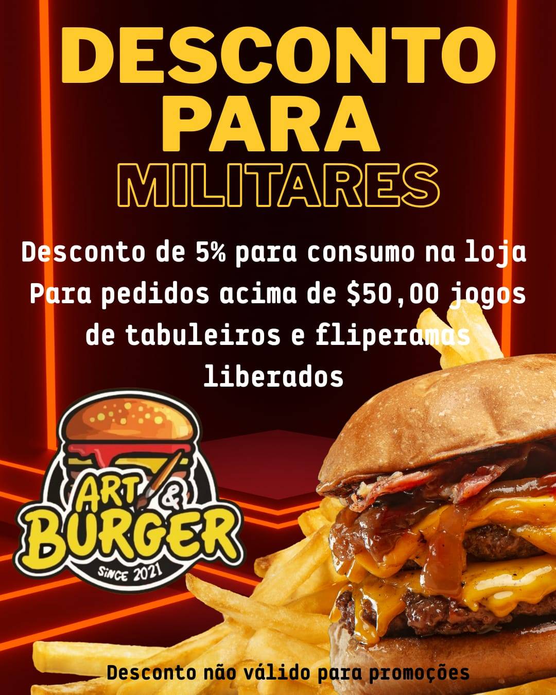 ART&BURGER cardápio