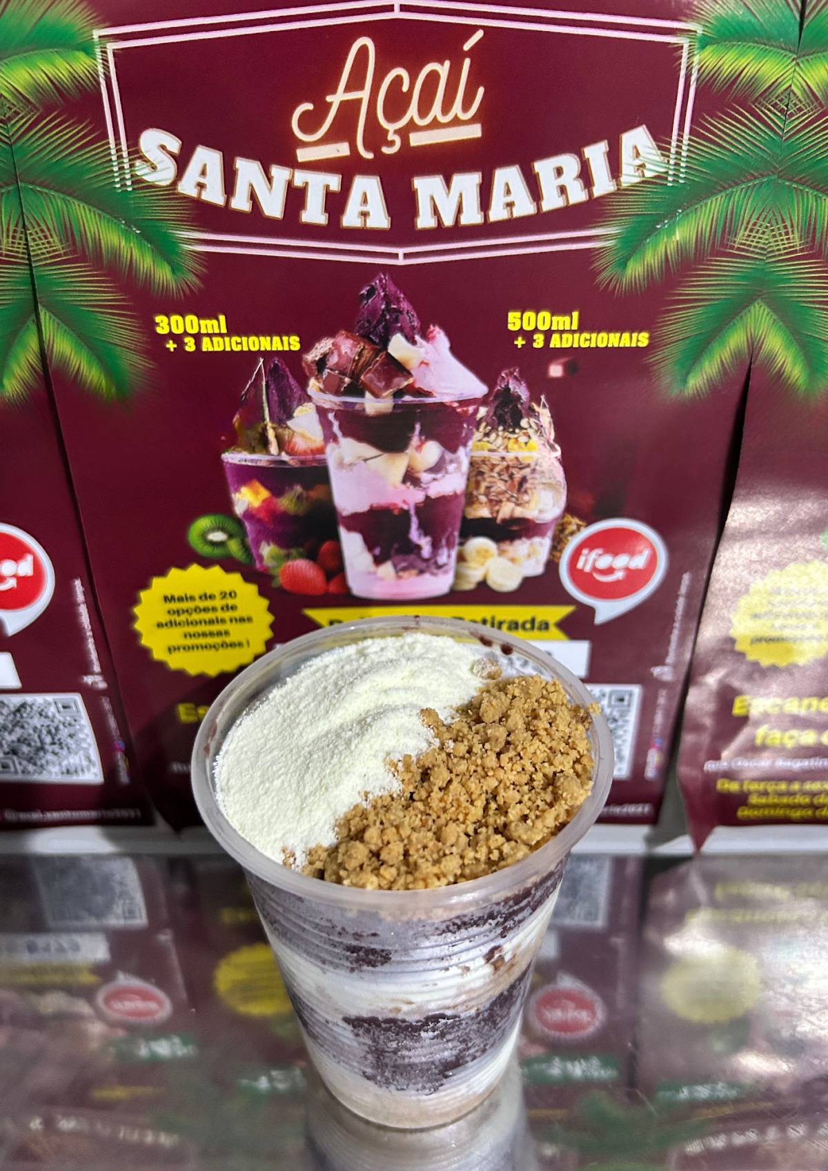 Açaí Santa Maria cardápio