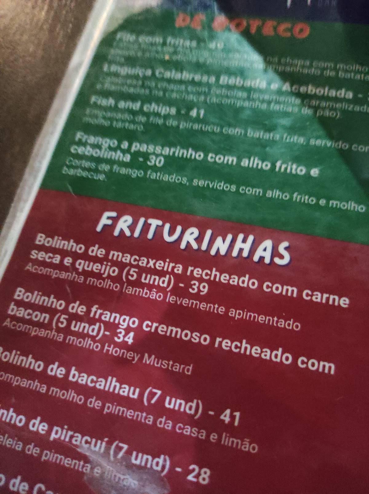 African House - Centro cardápio