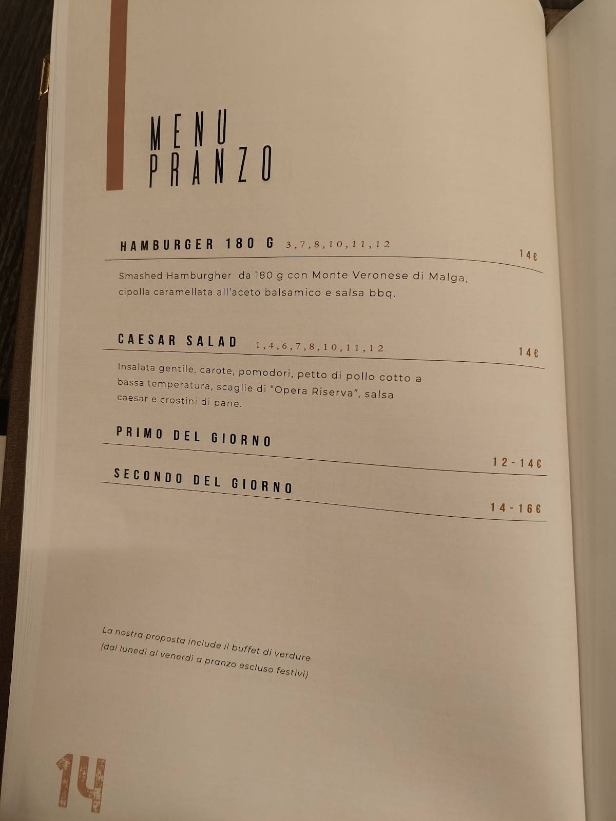Menu di Agriturismo Corte Scaligera 