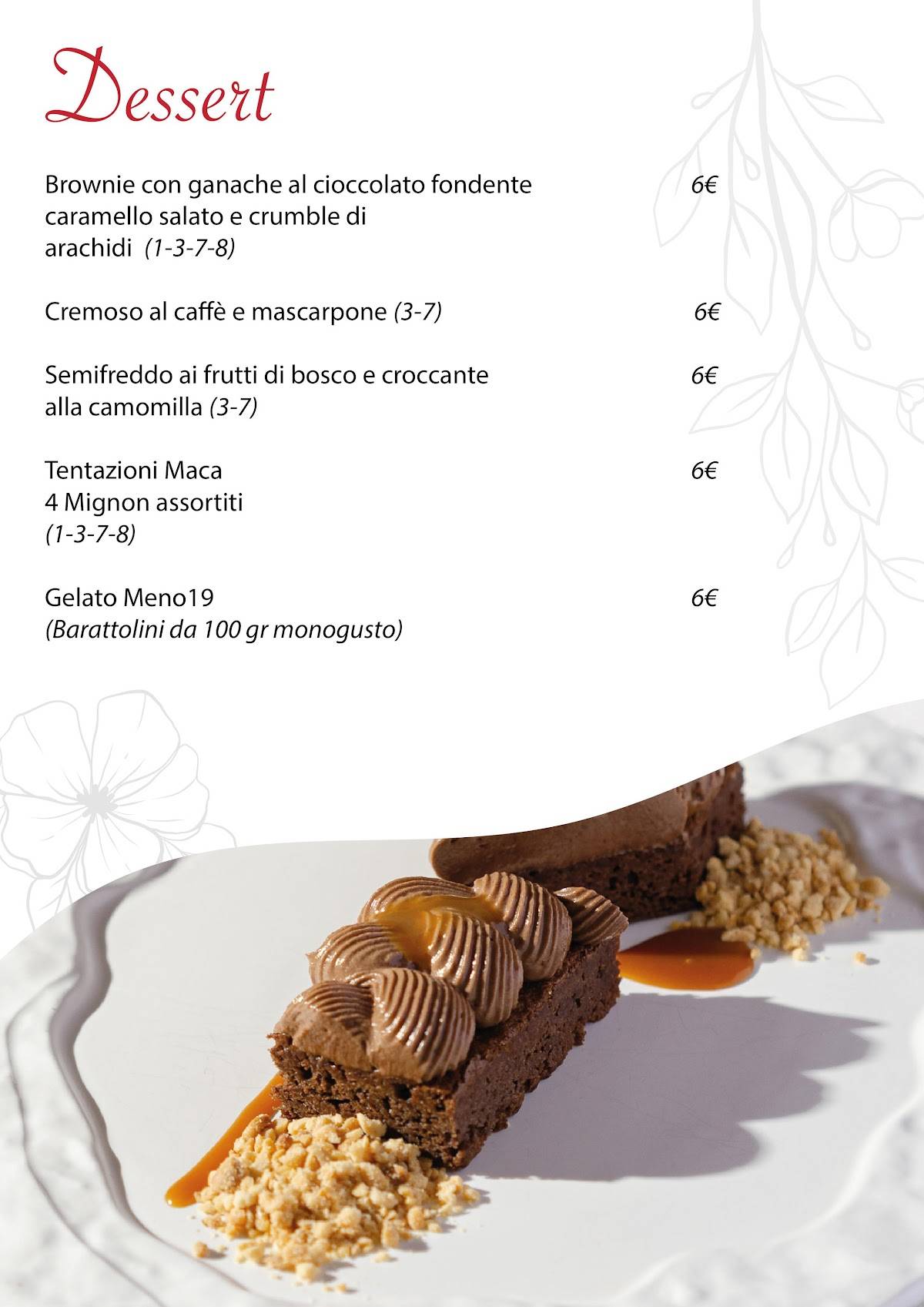 Menu di Agriturismo Corte in Fiore 