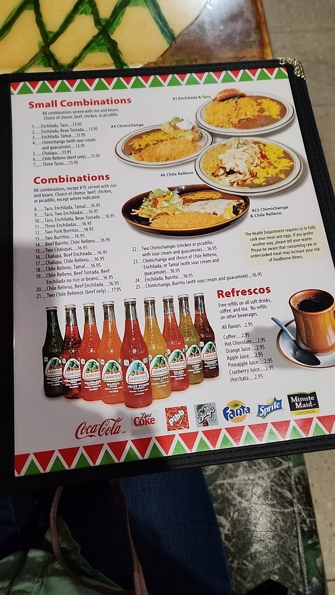 Menu at La Presa Mexican Restaurant Airway Heights, Airway Heights