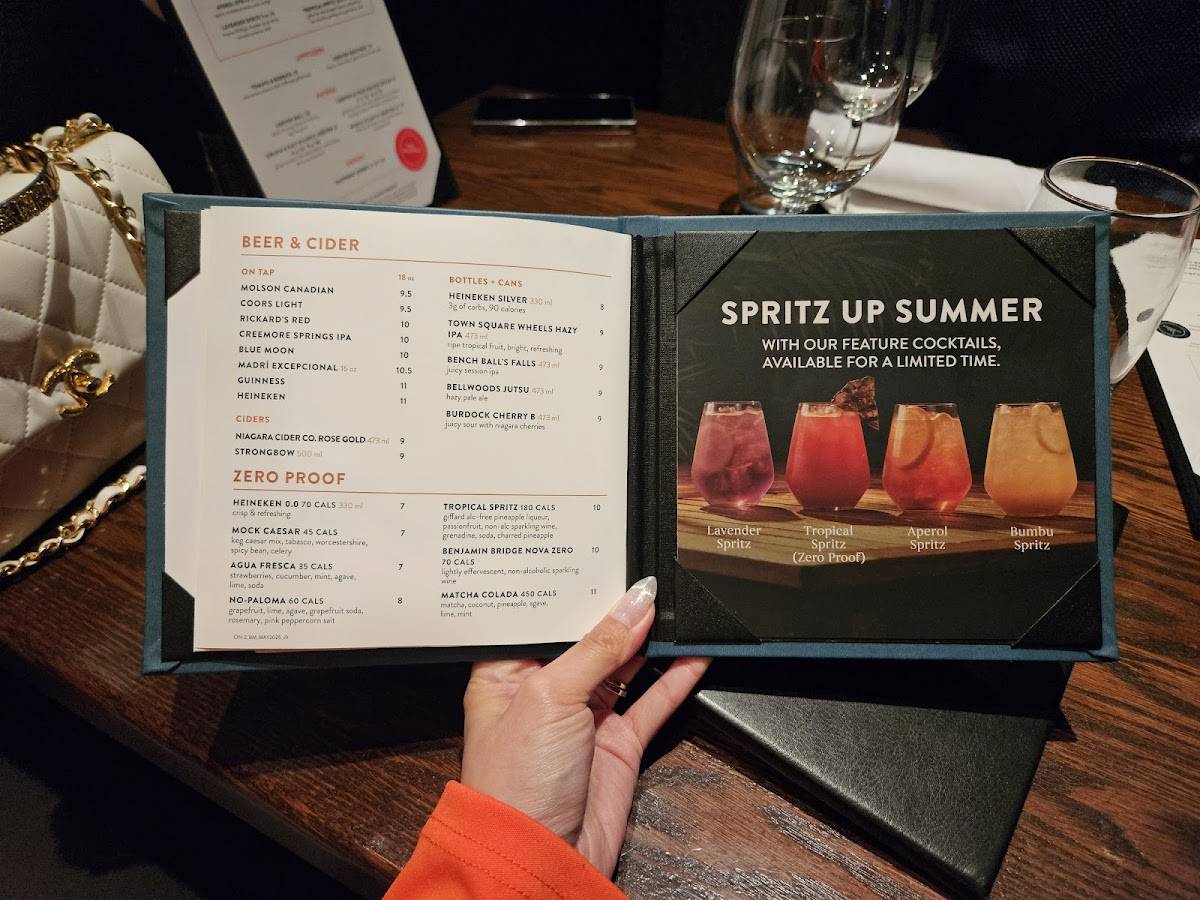Menu de The Keg Steakhouse + Bar - Ajax