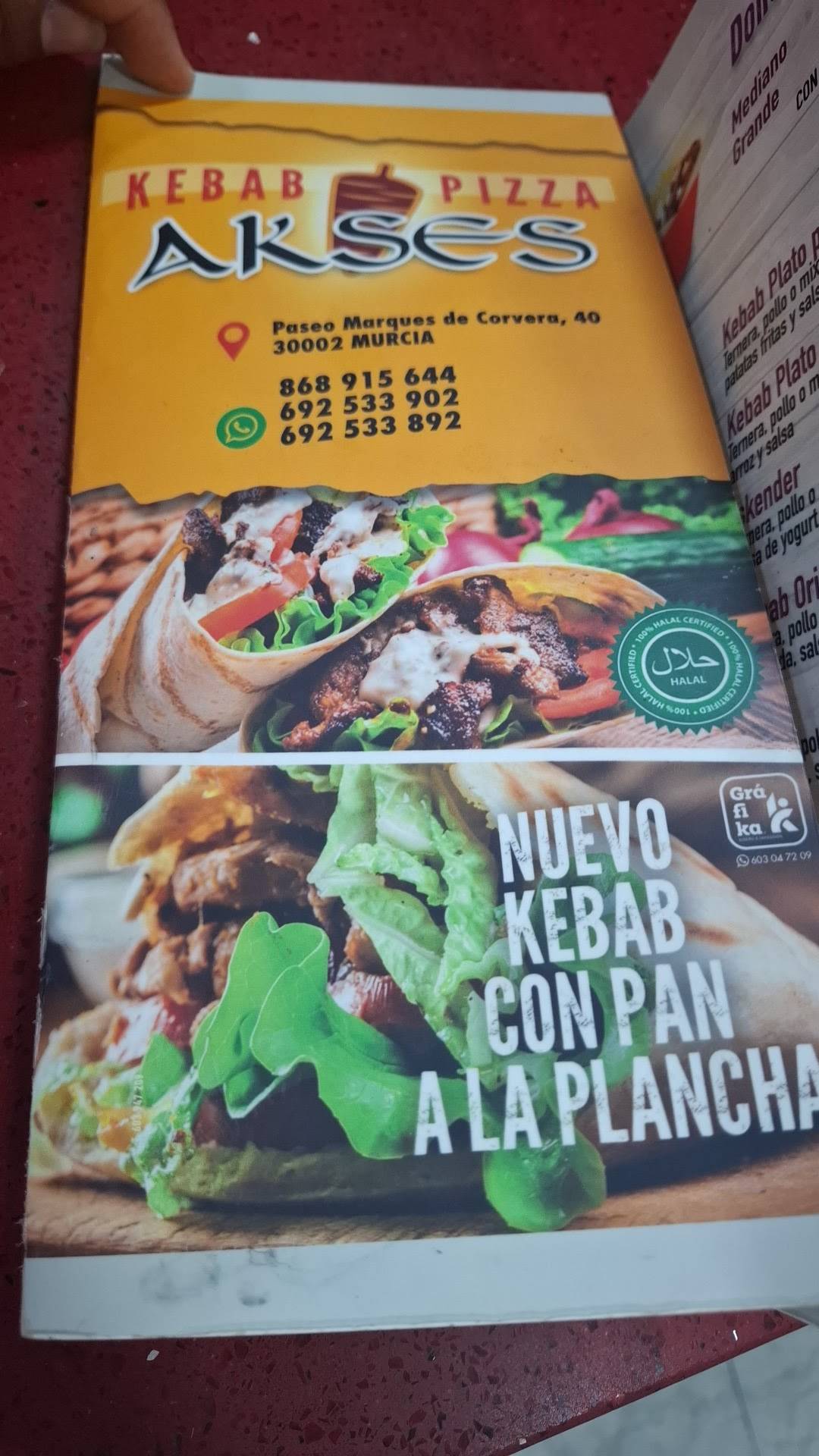carta-del-restaurante-akses-kebab-murcia