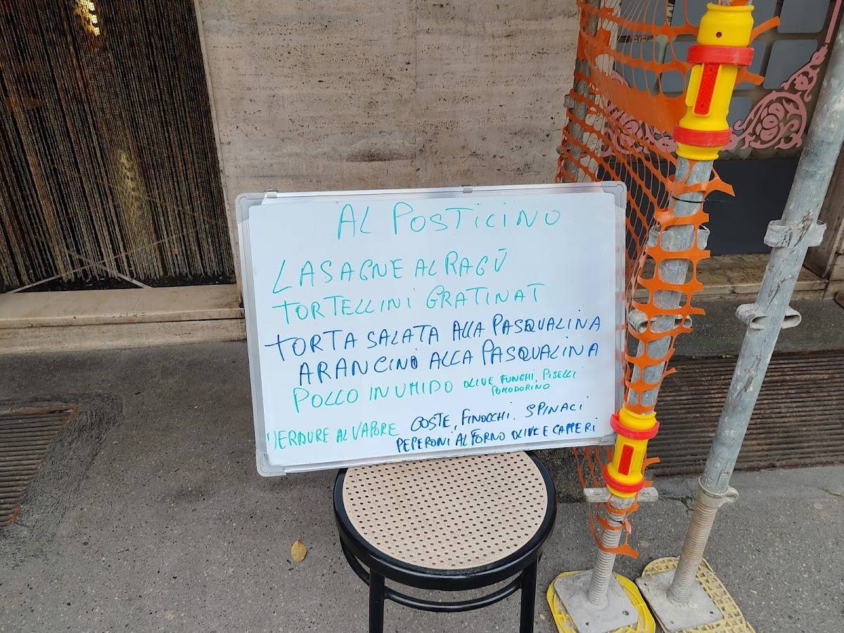 Menu di Al Posticino 