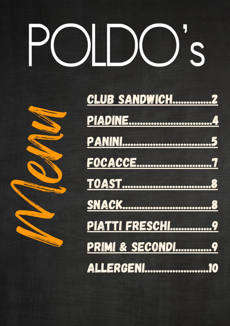 Menu di Al Redentore 