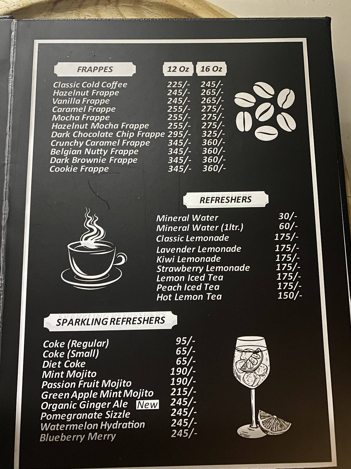 Ali's Cafe and Pizzeria menu