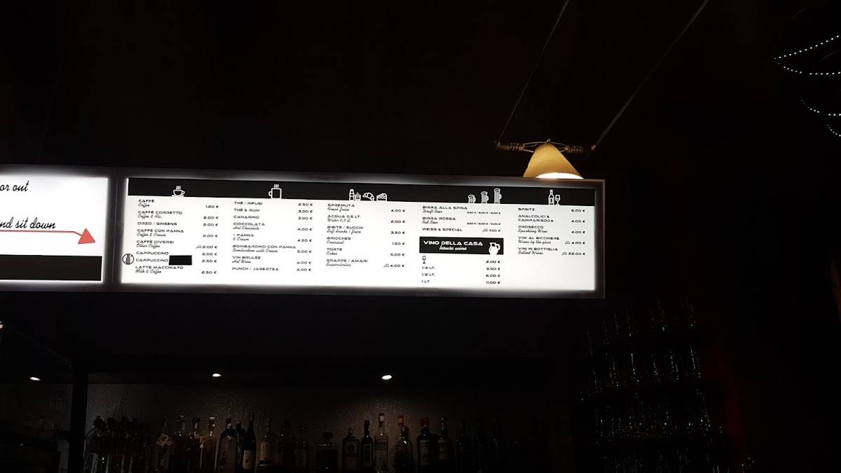 Menu di Alpen Stop 