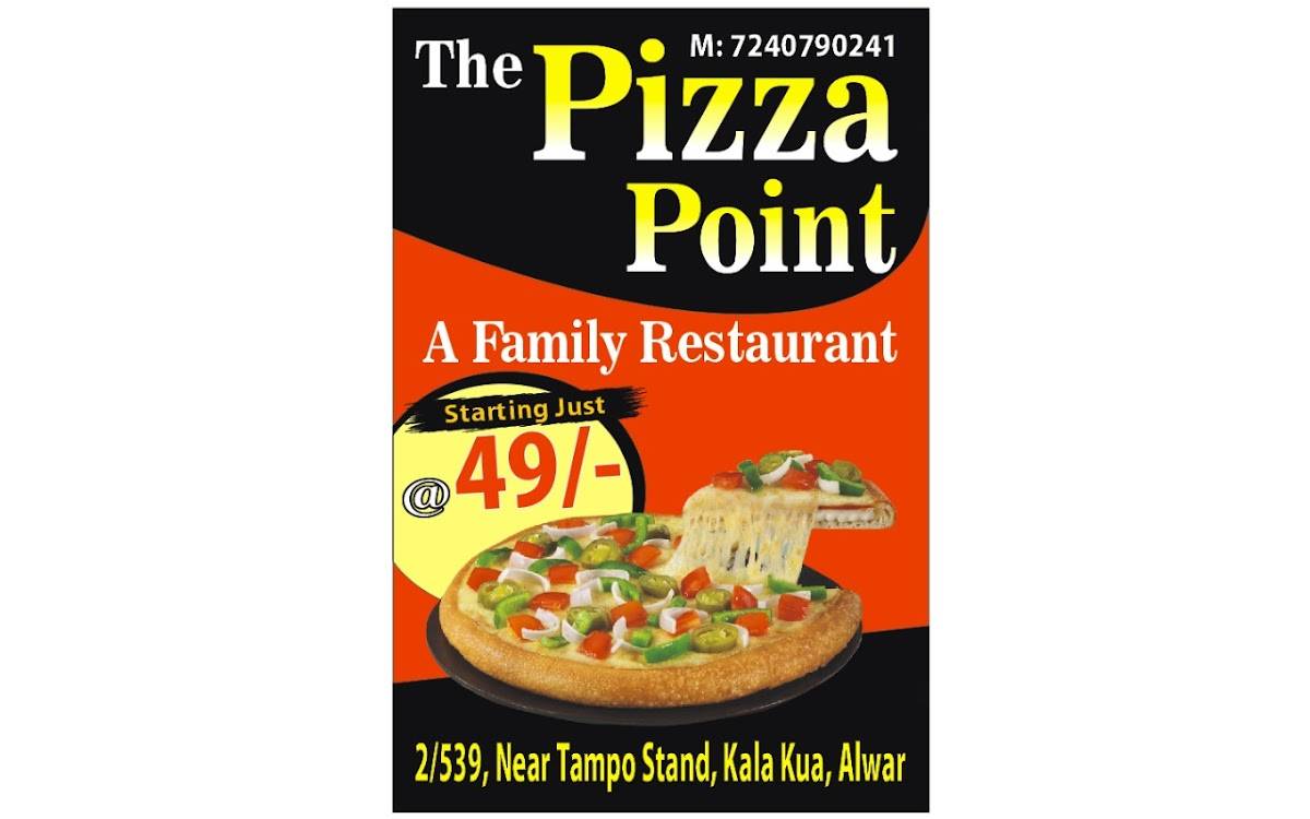 The Pizza Point menu
