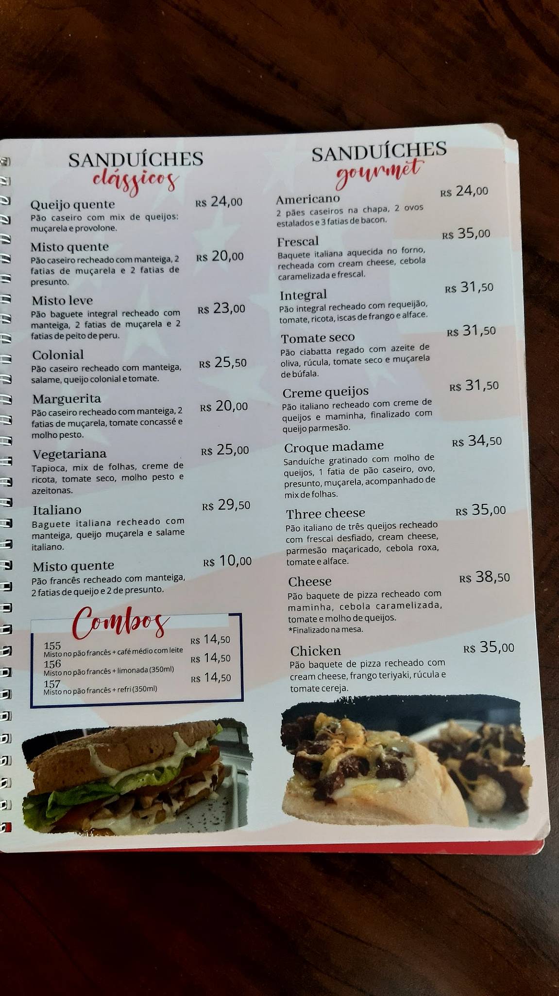 American Place cardápio