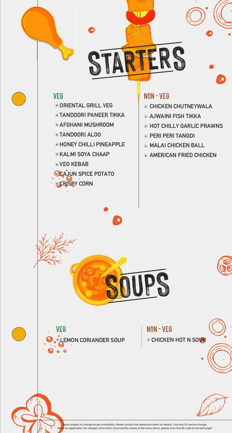 Barbeque Nation - Anand - Maruti Solaris menu
