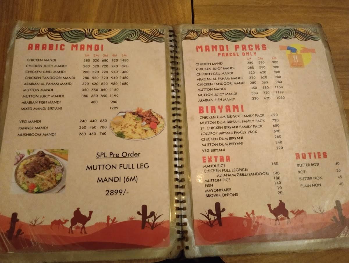 Andhra Spice Restaurant menu