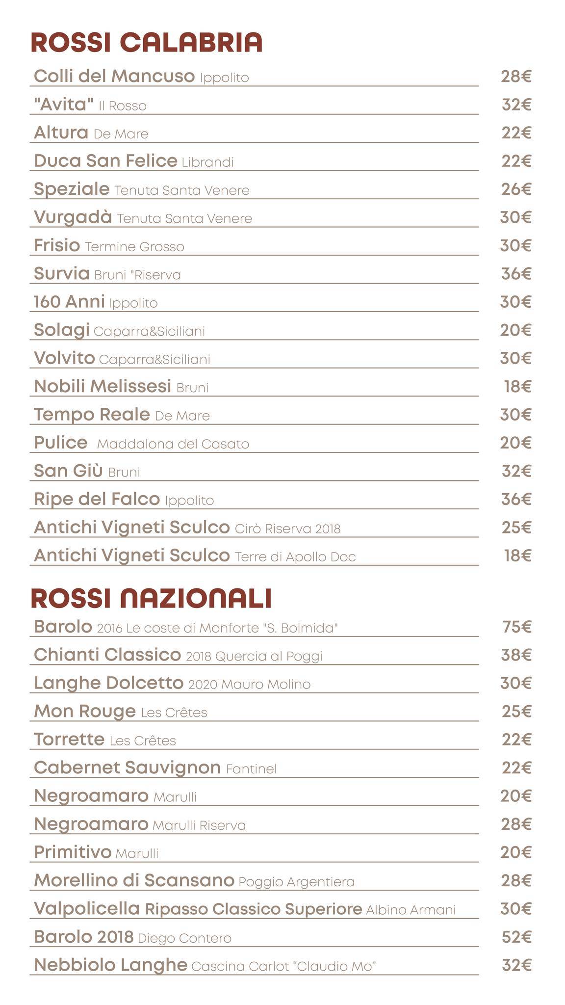 Menu di Anima Beach Club & Urban 