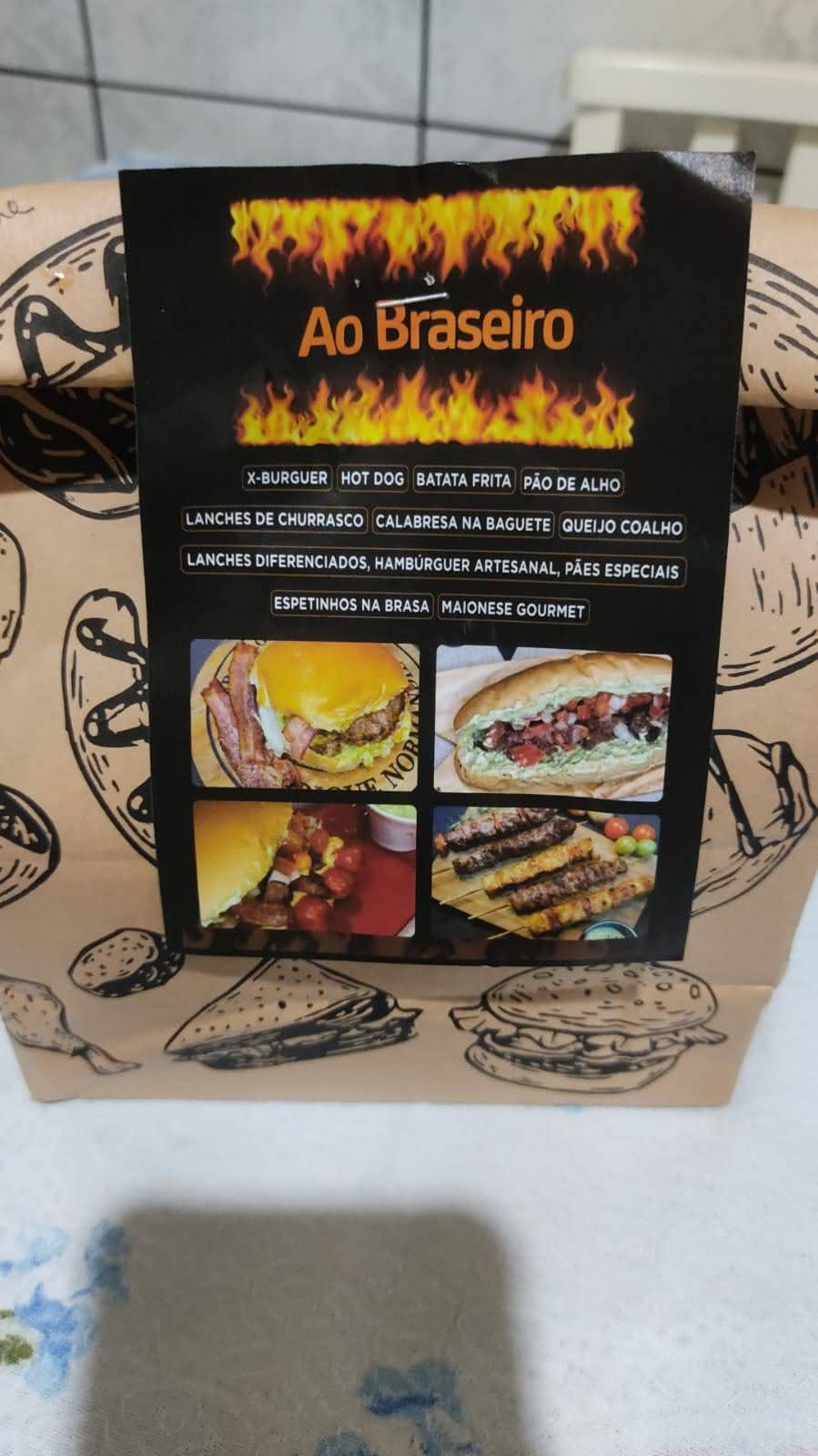 Ao Braseiro Brusque cardápio