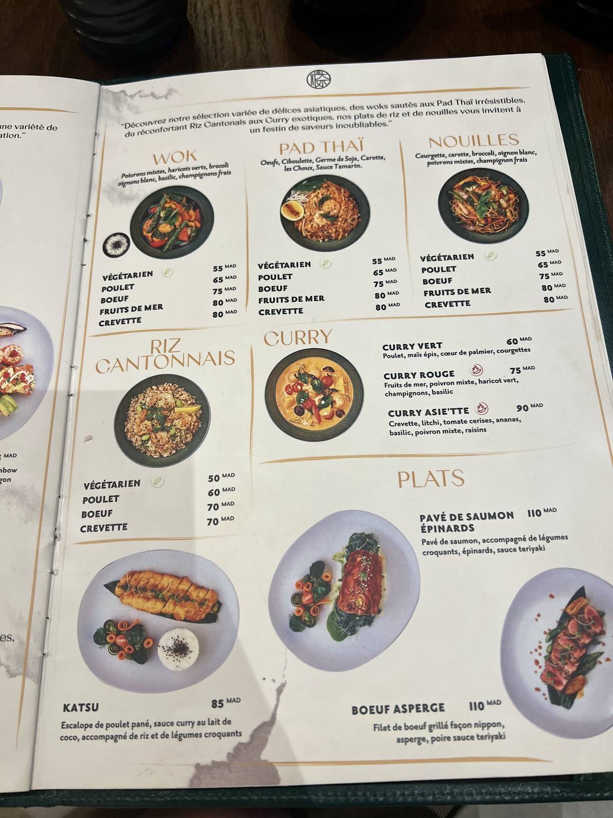 Menu de Asie’tte