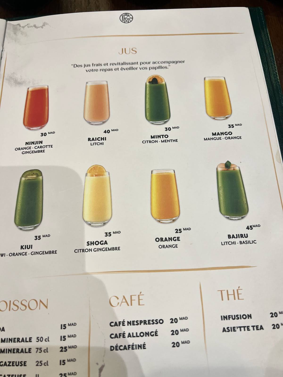 Menu de Asie’tte