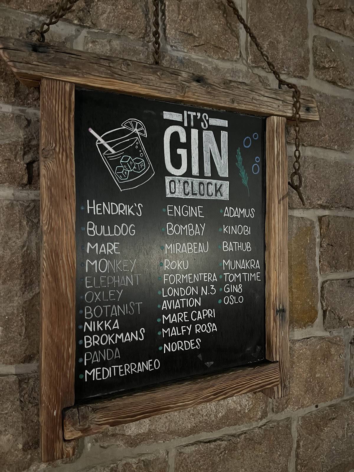 Menu di Aspen Pub 