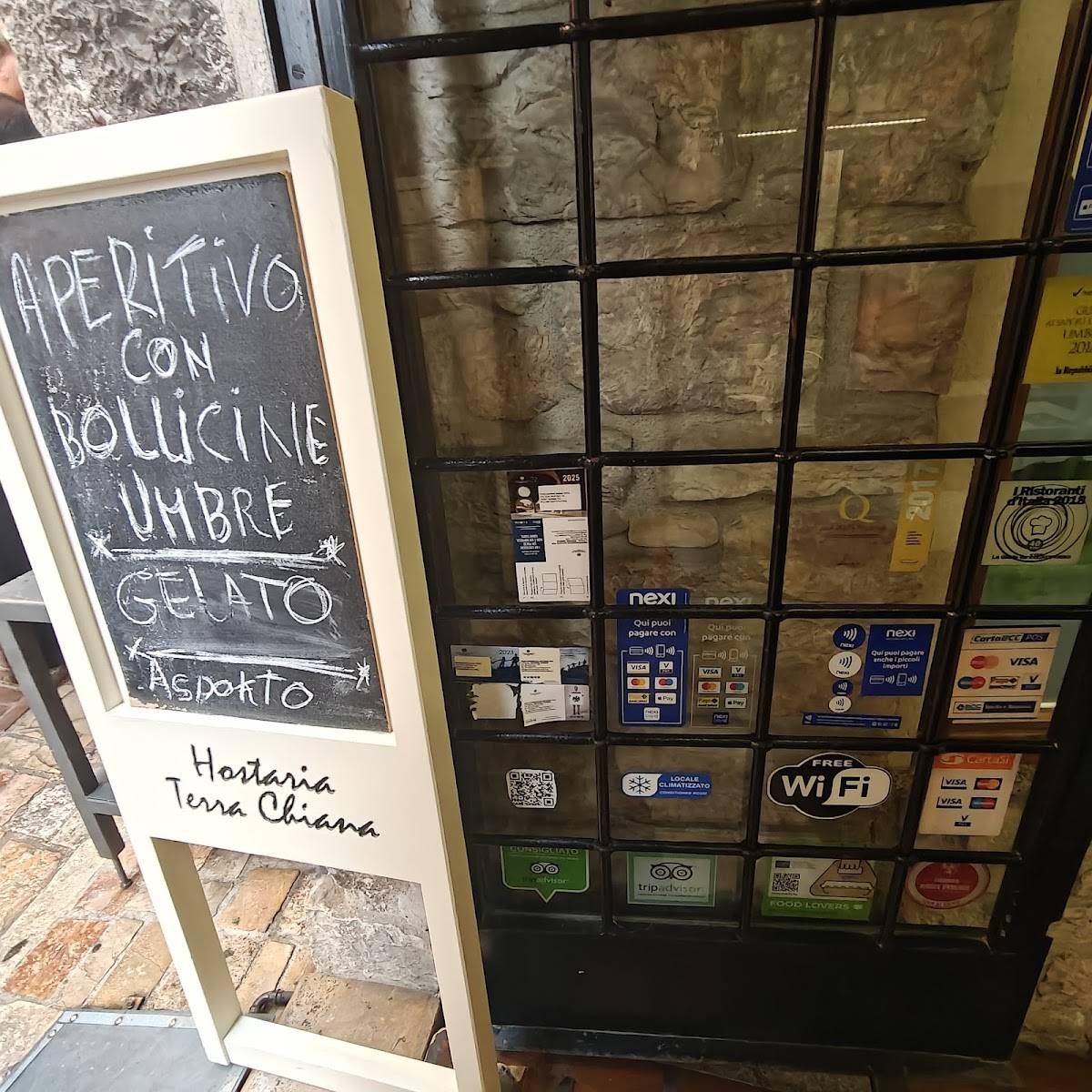 Menu di Hostaria Terra Chiama 