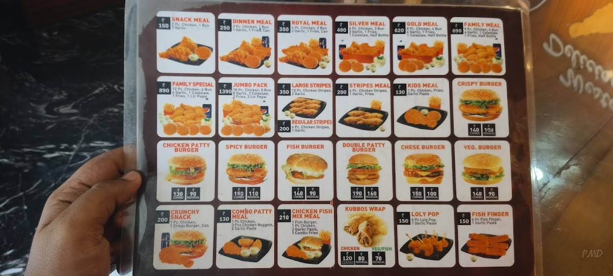 Thanza Broast Hub menu