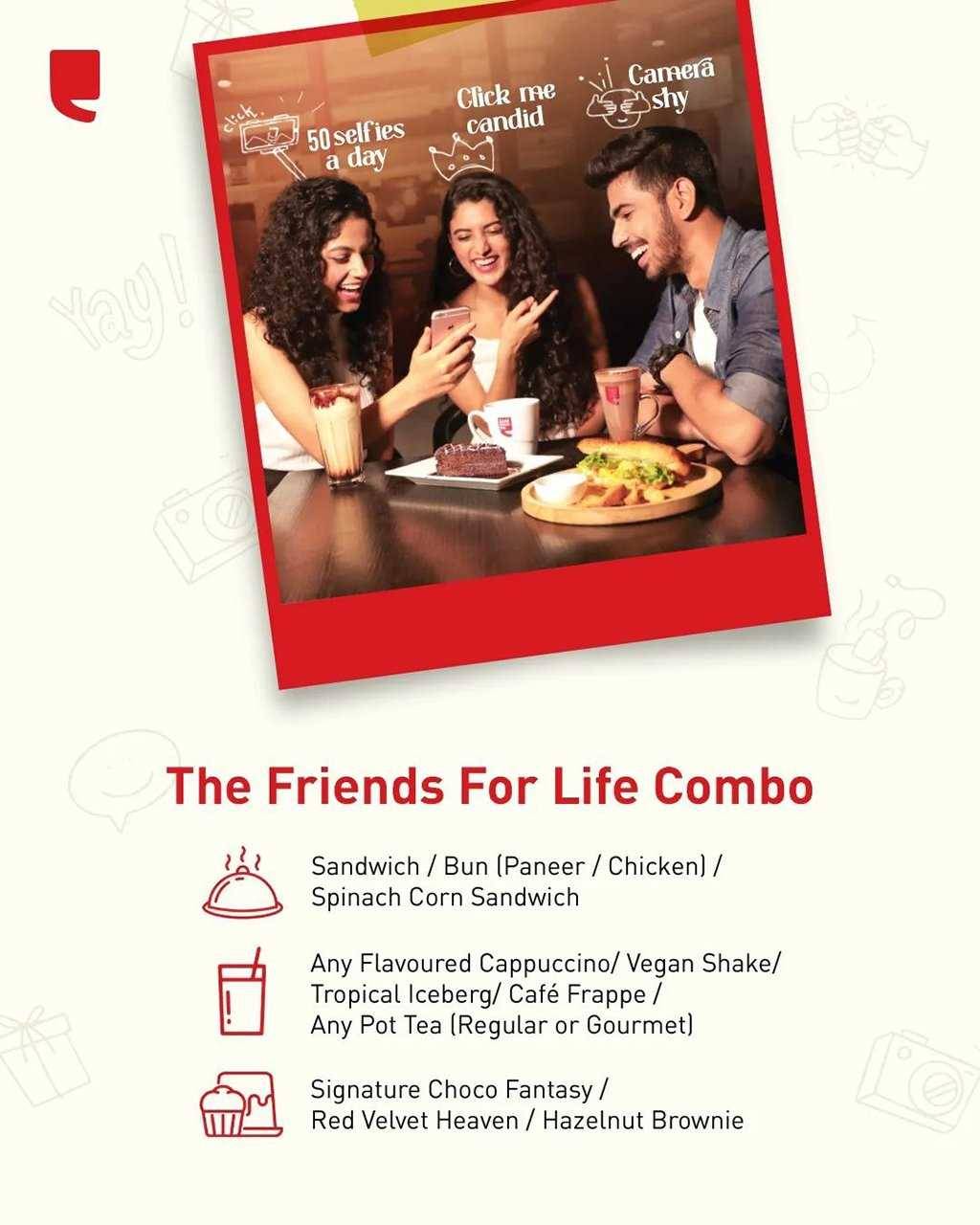 Café Coffee Day menu