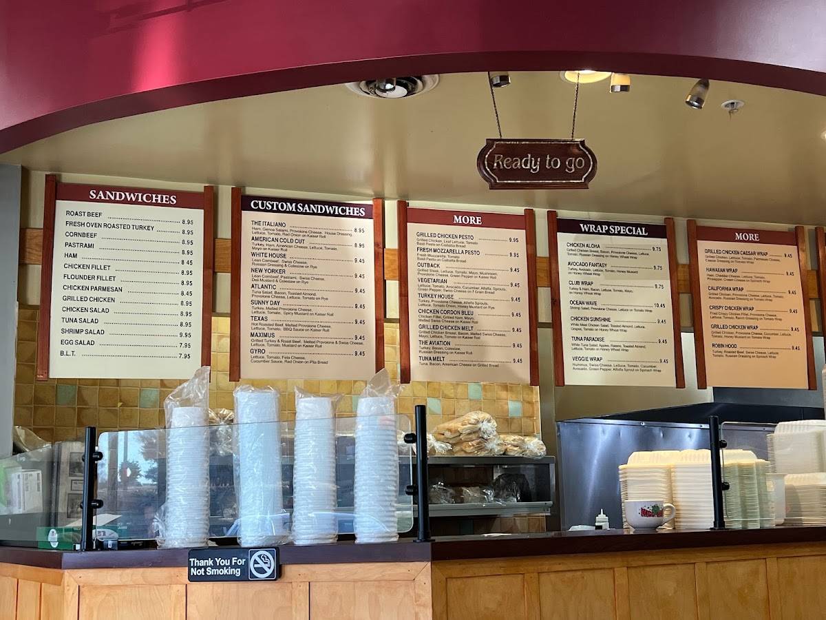 Menu at Aviation Deli & Grill restaurant, Glen Burnie