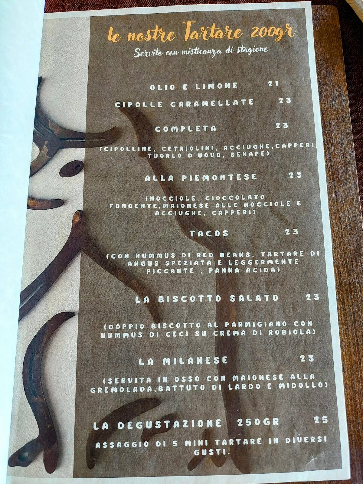 Menu di The New Angus 