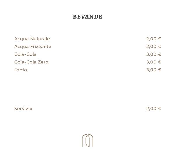 Menu di BRACÌA - Tagli e Distillati 