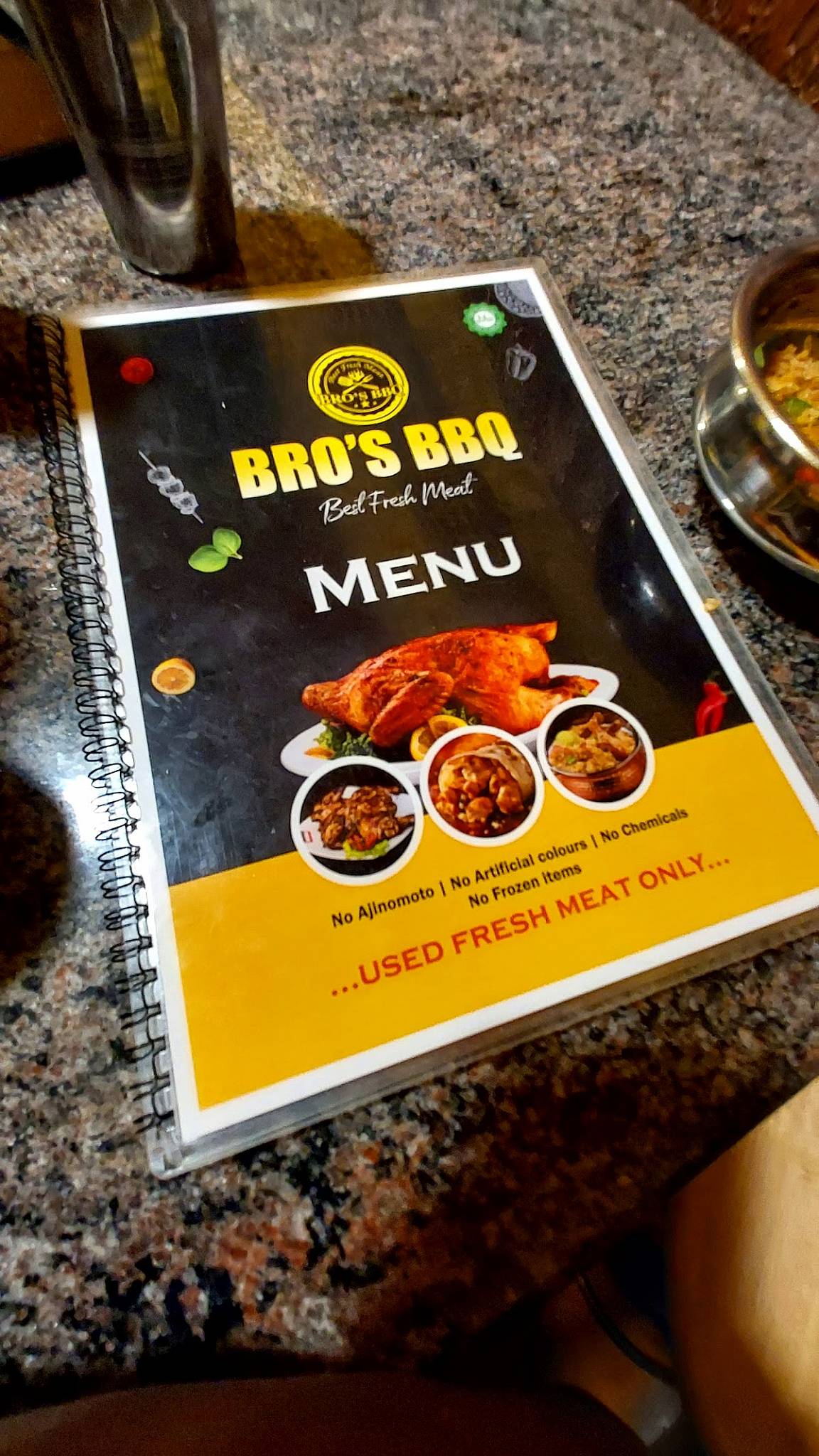 BRO'S BBQ menu