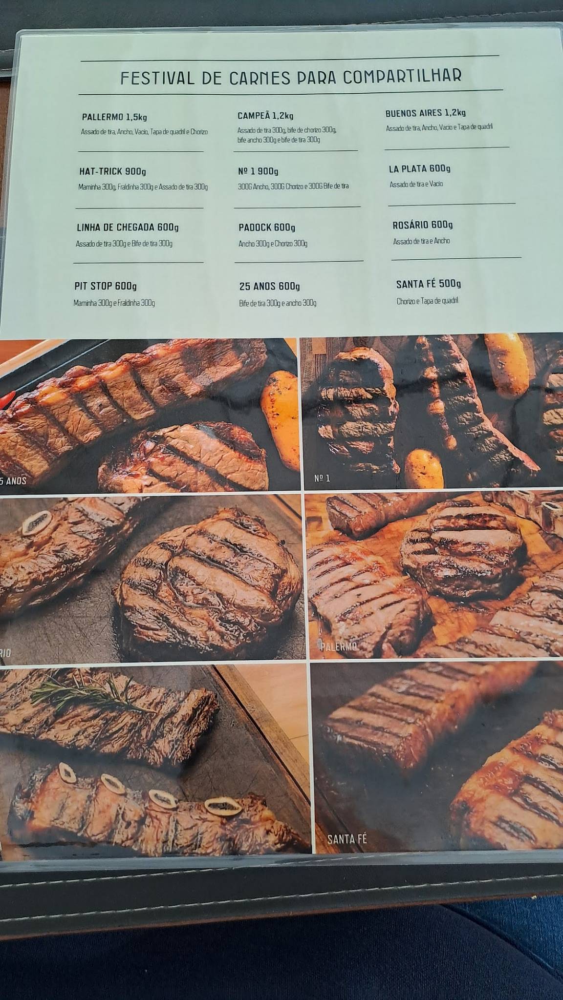 BSB Grill N° 1 cardápio