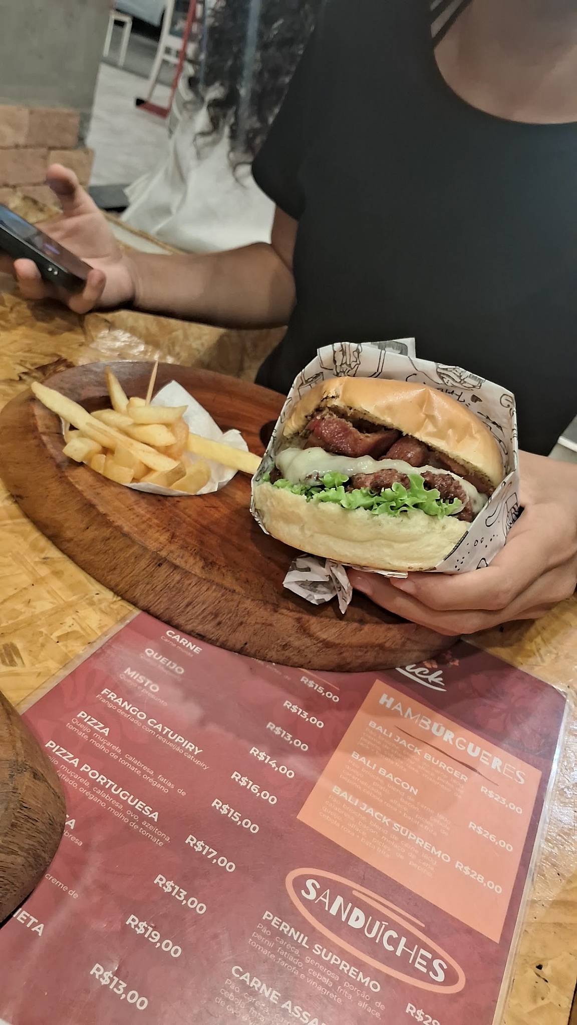 Bali Jack Belém cardápio
