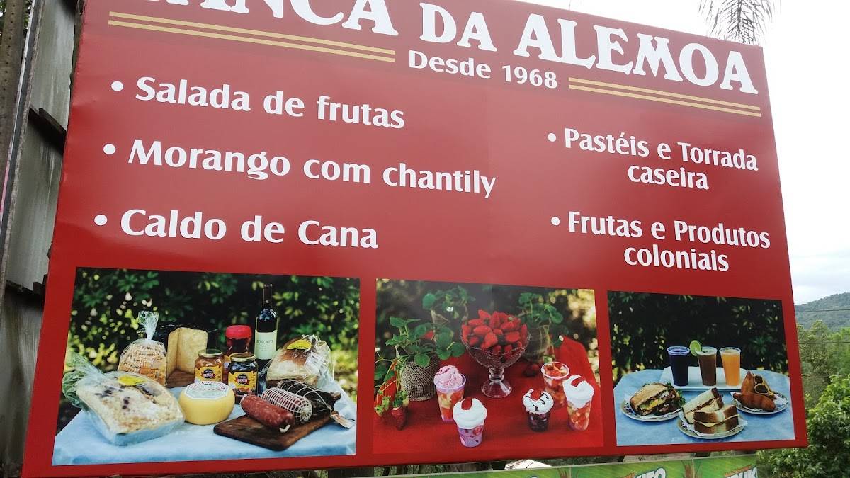 Banca da Alemoa cardápio