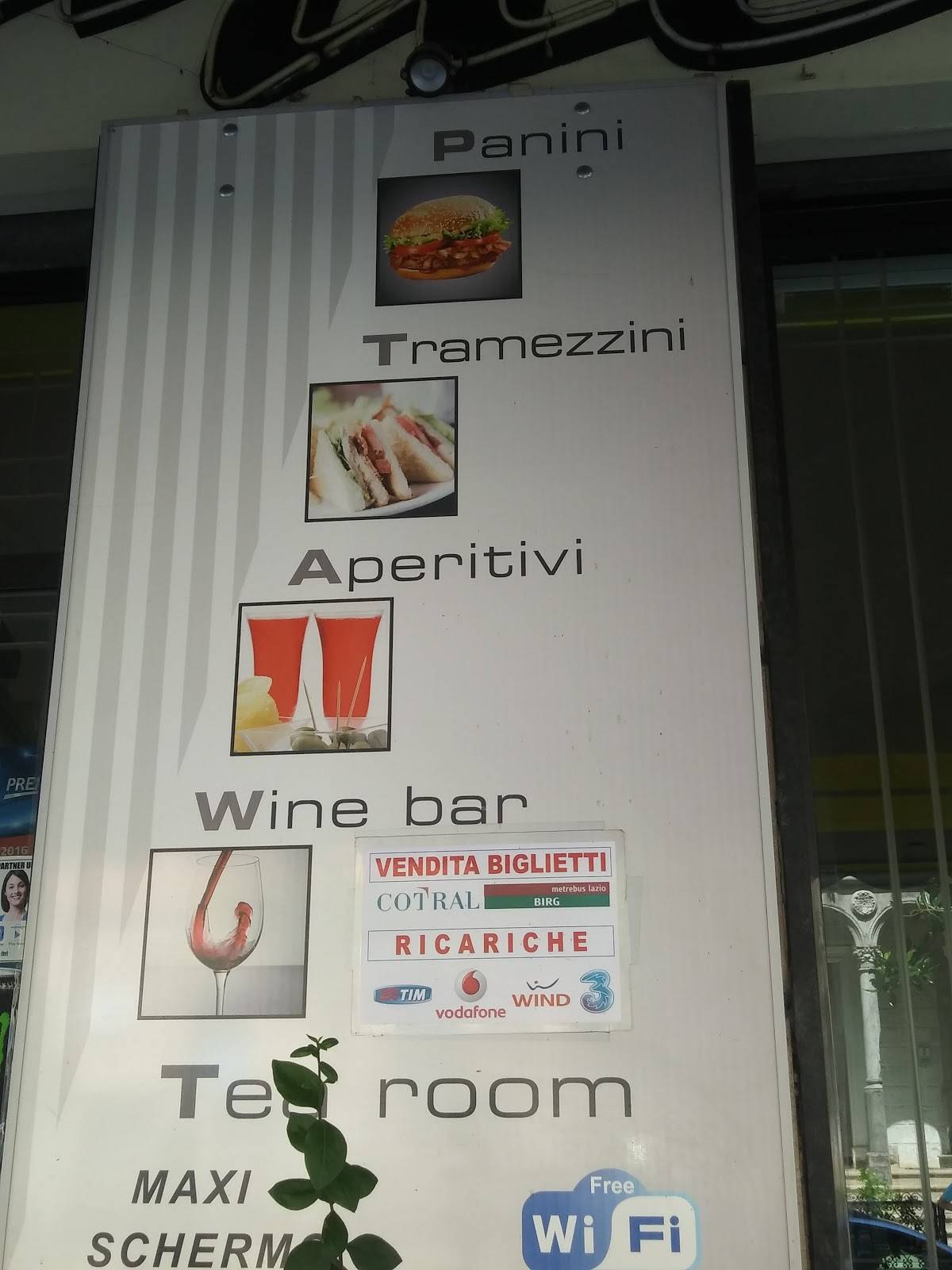 Menu di Bar Farnese 