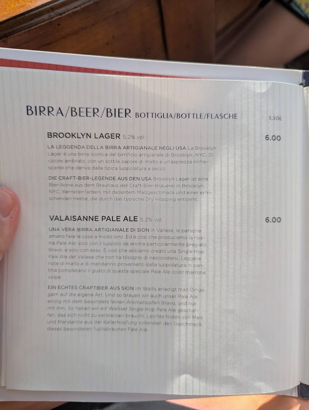 Menu di Bar Ristorante Olimpia 1845 