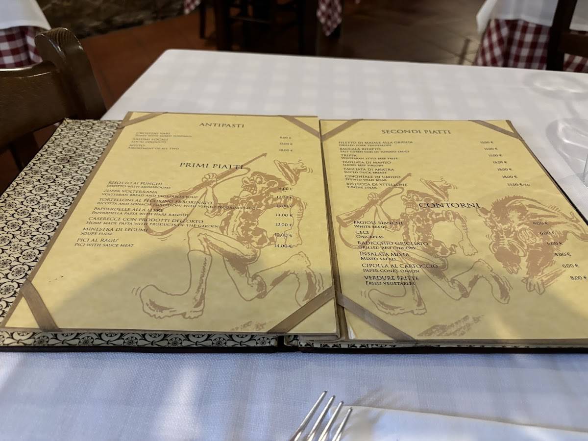 Menu di Trattoria da Badò 