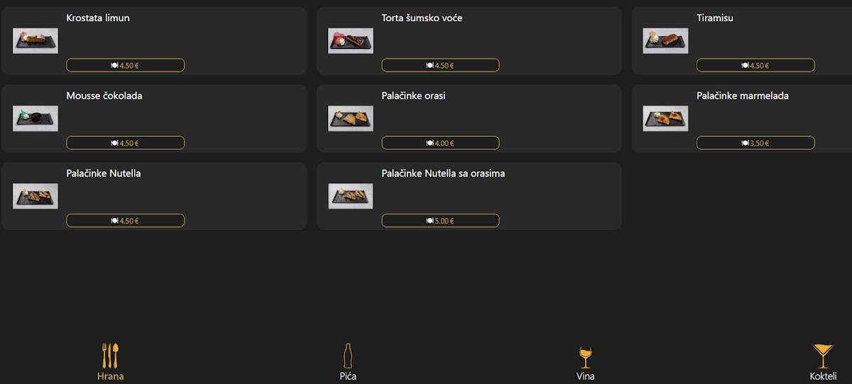 Menu di Barbacoa 