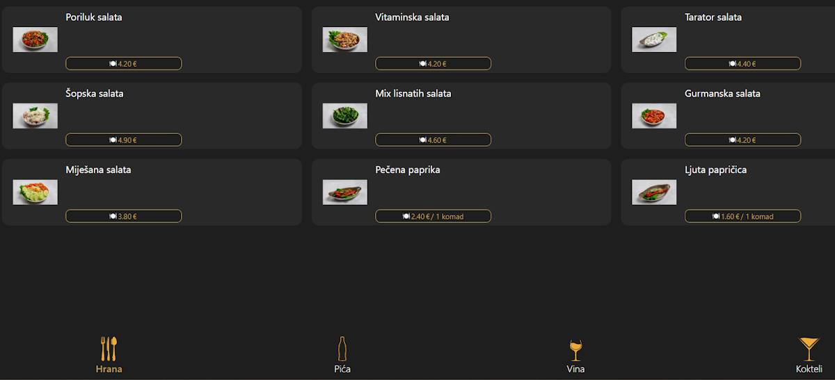 Menu di Barbacoa 