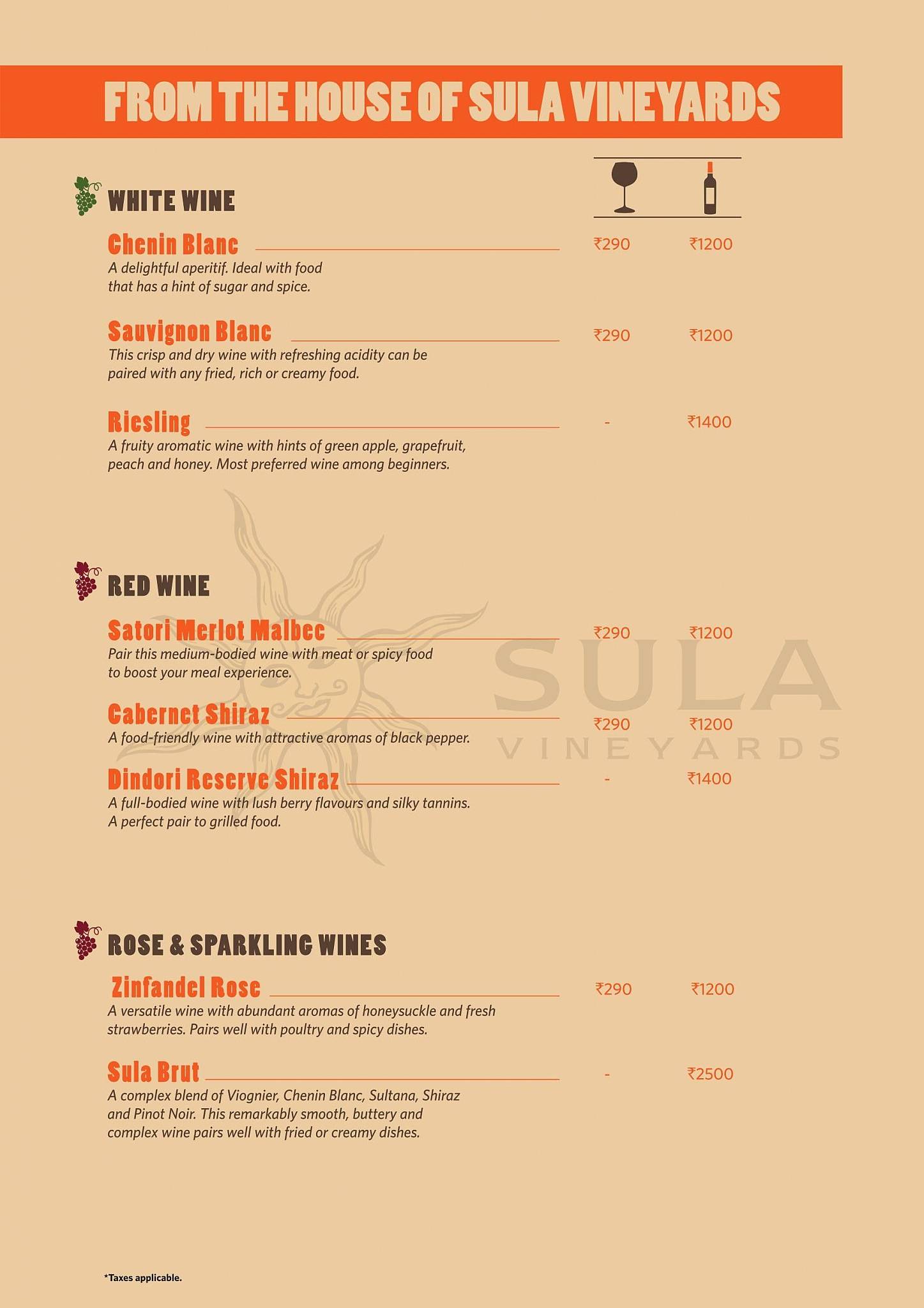 Barbeque Nation - Nashik - City Centre Mall menu