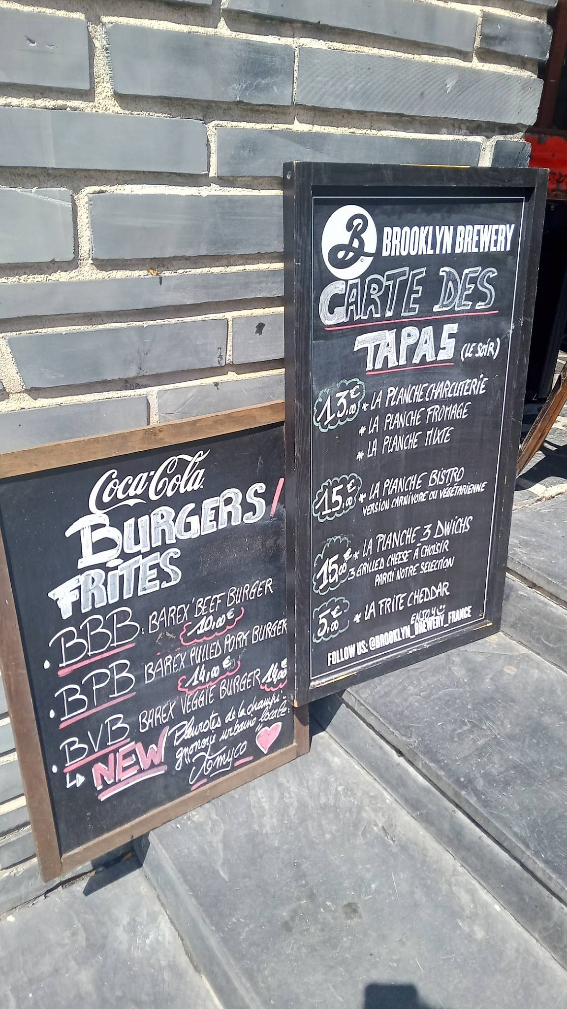 Menu de Barexpo