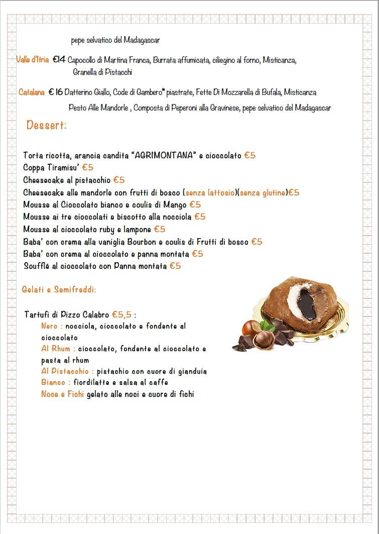 Menu di Elite Pizza 