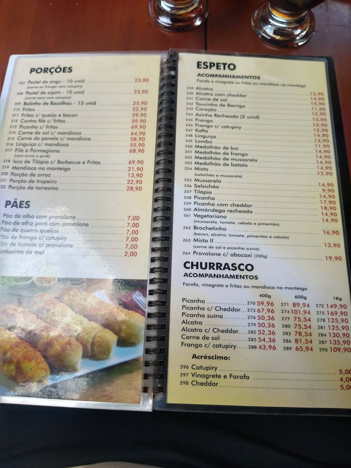 Ponto Savassi 2 cardápio