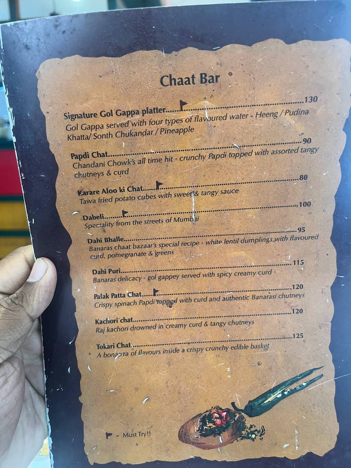 Benaras Restaurant menu